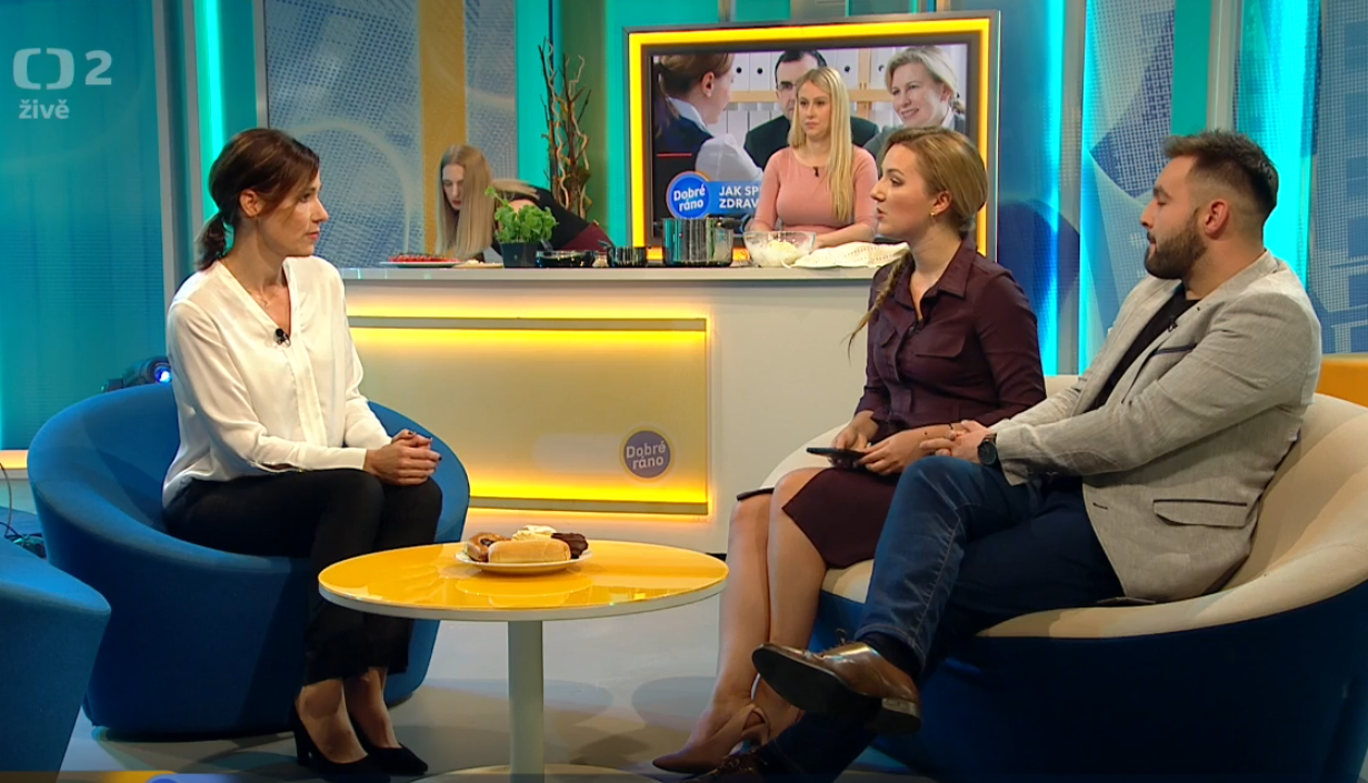 Česká televize - vystoupení v pořadu Dobré ráno